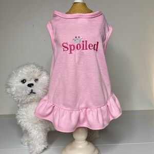 Pink Ruffled ‘Spoiled’ Princess Dress